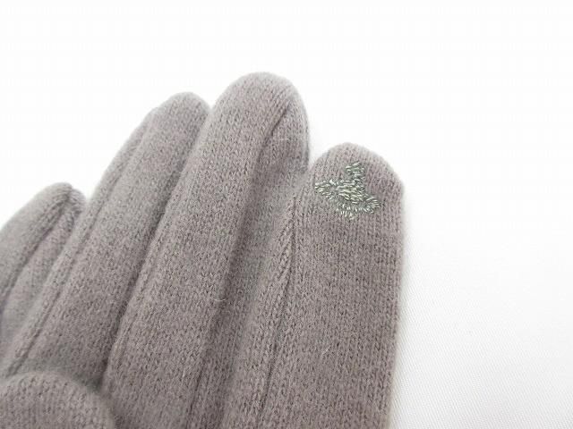 【ュ】　ヴィヴィアンウエストウッド　手袋　羊革　オーブ　チャーム　ボルドー Vivienne Westwood(ヴィヴィアンウエストウッド) 手袋