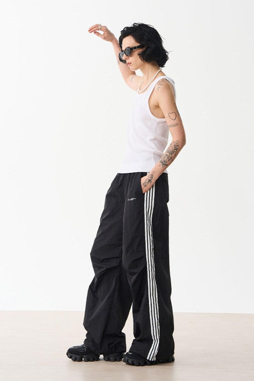 MODITEC｜M Striped Stitching Sports Pants - メルカリ