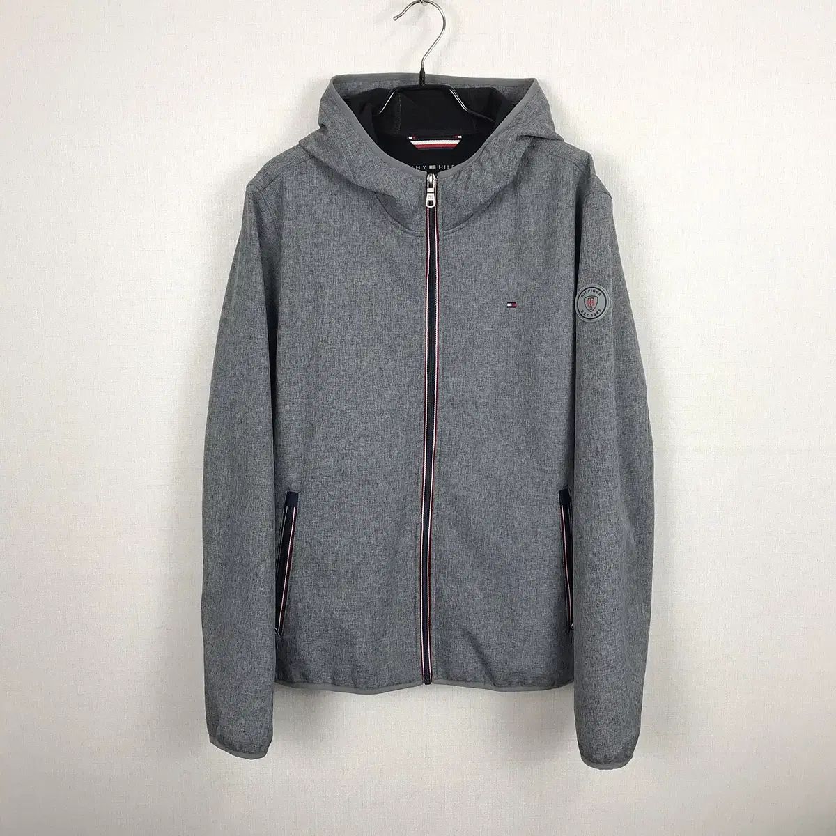 トミーヒルフィガー フード ジップアップ ジャケット メンズ M 100