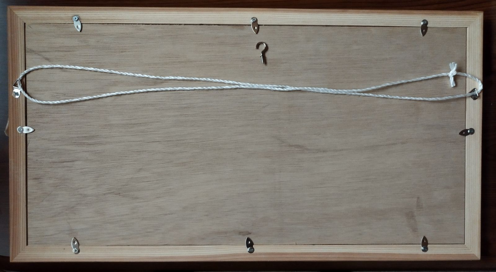 196 麻の葉組子5枚一組木製額縁