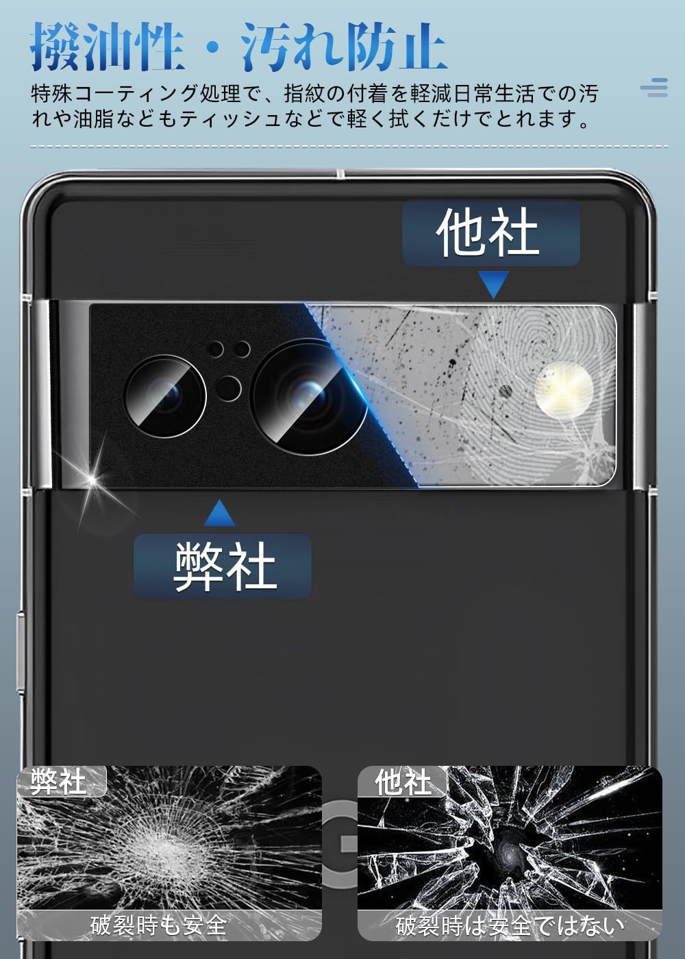 新品 ZXZone For Google Pixel 8 カメラフィルム アルミ合金製