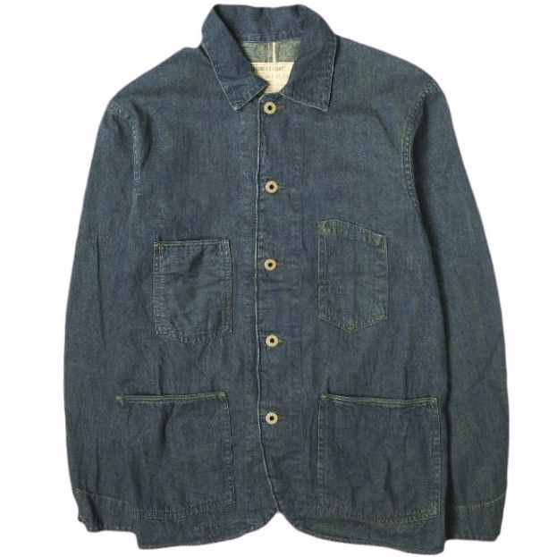 RRL ダブルアールエル Selvedge Denim Engineer Jacket セルビッチデニムエンジニアジャケット 782774909001  S Indigo Double RL チョアジャケット カバーオール アウター g18365 - メルカリ