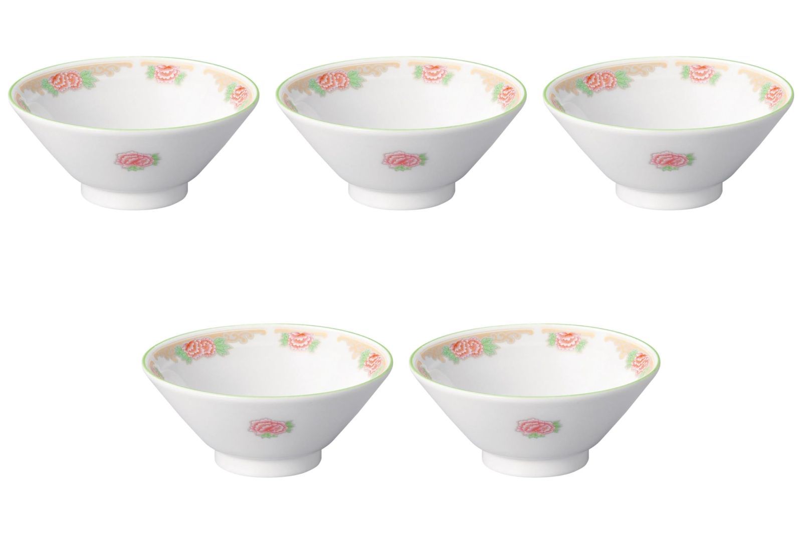 新着商品 14.8×6㎝ 420㏄ | ライス碗 金彩ボタンライス セトモノホンポ Setomonohonpo 5個セット