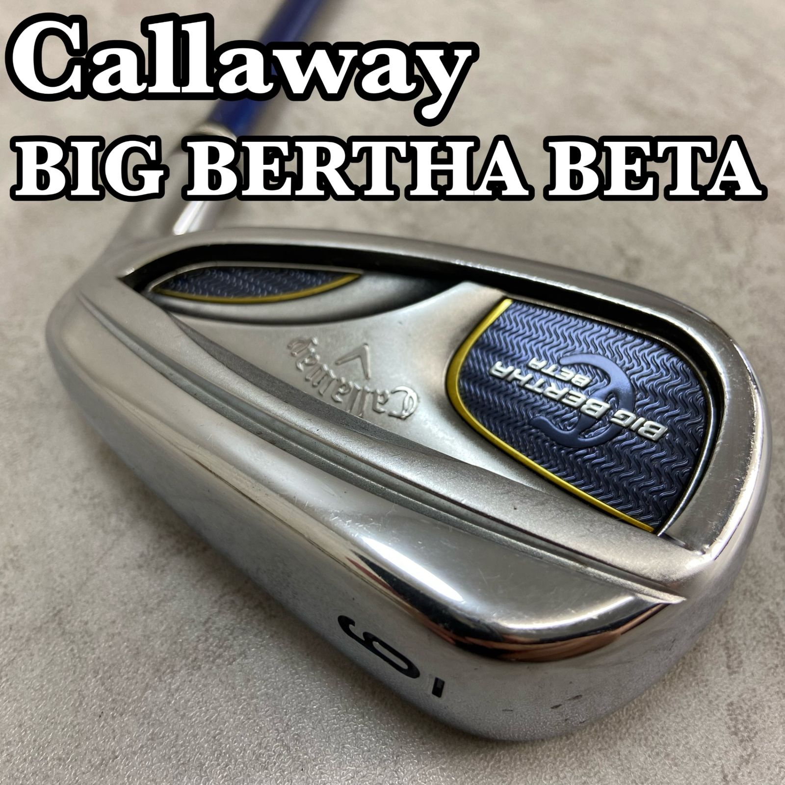 Callaway キャロウェイ BIG BERTHA BETA ビッグバーサ ベータ メンズゴルフアイアン 6番 カーボン SR 右利き用  37.5インチ C-7 - メルカリ