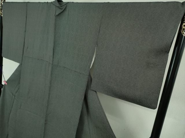 平和屋着物□極上 江戸小紋 染士：服部光擴 行儀 黒×白 ロング丈 逸品  