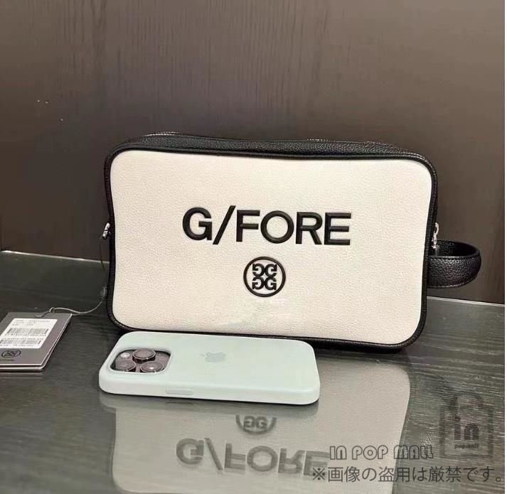 新品未使用 G/FORE GOLF ジーフォア ゴルフ クラッチバック ボールポーチ ラウンドポーチ ハンドバック カートバッグ 3色