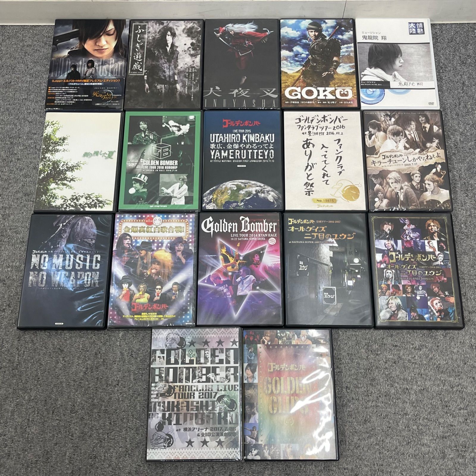 ゴールデンボンバーDVDまとめ売り23枚 新品あり 金爆