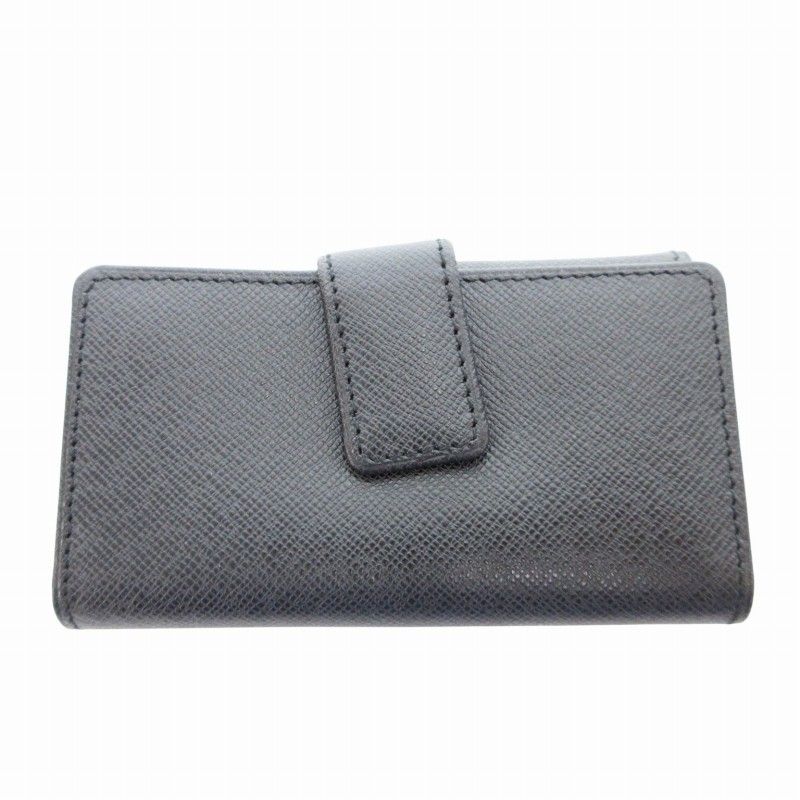 未使用品✨BURBERRY 5連キーケース　レザー　ブラック バーバリー BURBERRY 美品 5連 キーケース レザー 黒 ブラック