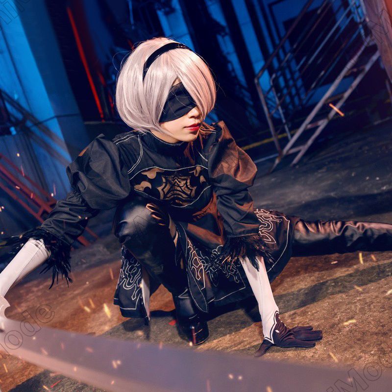 Plazhen NieR:Automata 2B(ヨルハ二号B型) コスプレ 剣 刀 武器 ニーア