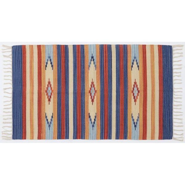 【まとめ】キリム　マット　７０×１２０　ＲＤ 【×3セット】