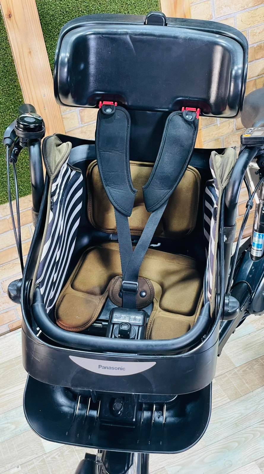 2018年 ブラックパナソニックギュット子供乗せ電動アシスト自転車 H1883 Panasonic 電動自転車 子供乗せ パナソニック 2025年モデル