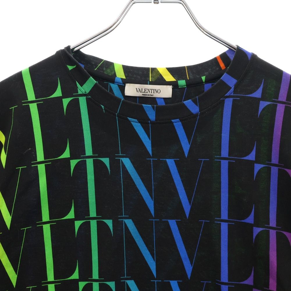 ヴァレンティノ VALENTINO レインボー ロゴ 総柄 Tシャツ Tシャツ 