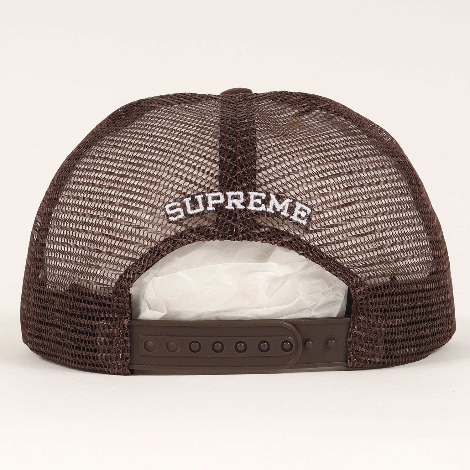 Supreme ブラウン スナップバックキャップ