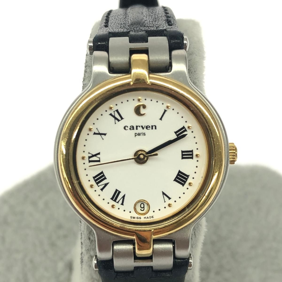 CARVEN カルヴェン 腕時計 512SERIES ゴールド×ブラック SS