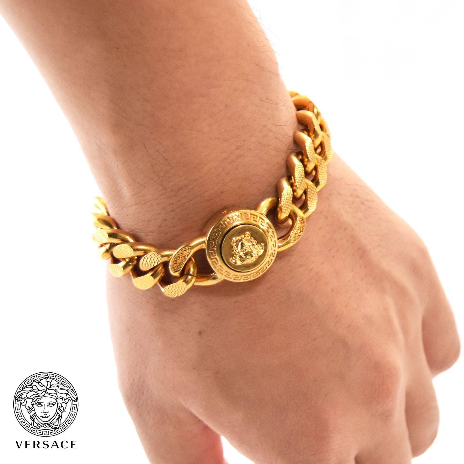 ヴェルサーチ ブレスレット VERSACE  ゴールド M DG06996