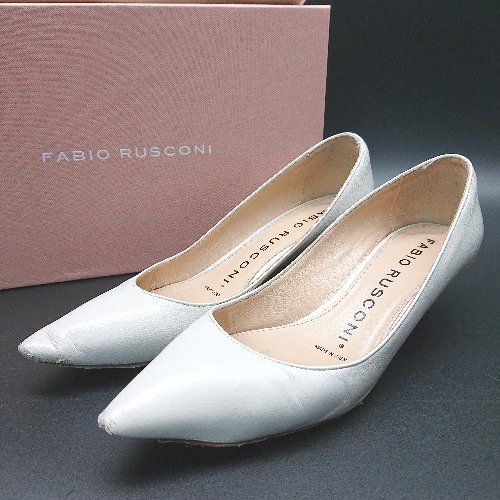 FADIO RUSCONI ホワイトパンプス 37 中古・古着通販FABIO RUSCONI
