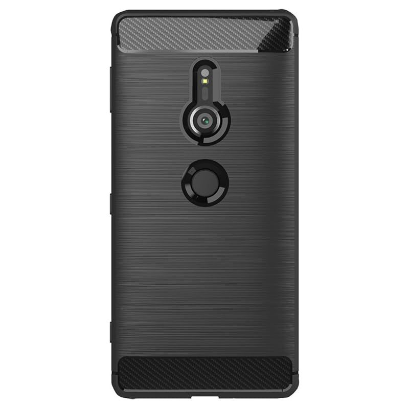 Sony Xperia XZ2 ケース SO-03K SOV37 耐衝撃 カーボン 指紋防止
