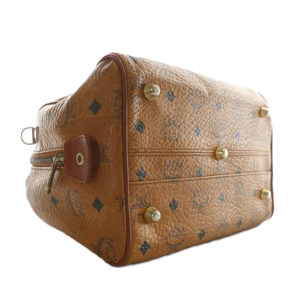 エムシーエム MCM ミニボストンバッグ ハンド ショルダー 2WAY