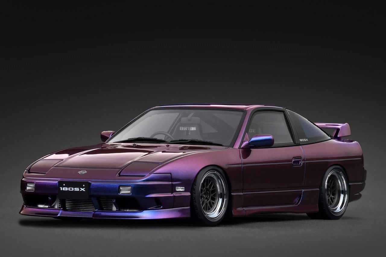 1|18 Nissan 180SX TYPE X RPS13 Purple Metallic