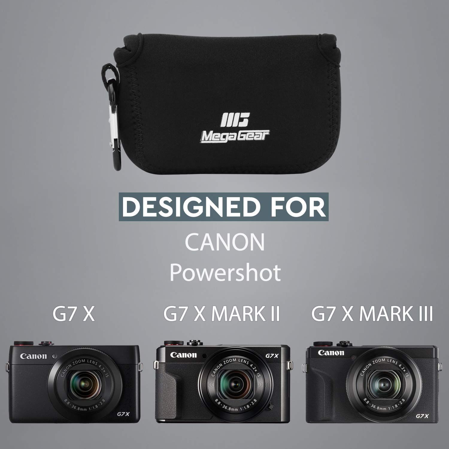 MegaGear Canon PowerShot G7 X Mark III, G7 X Mark II, Canon