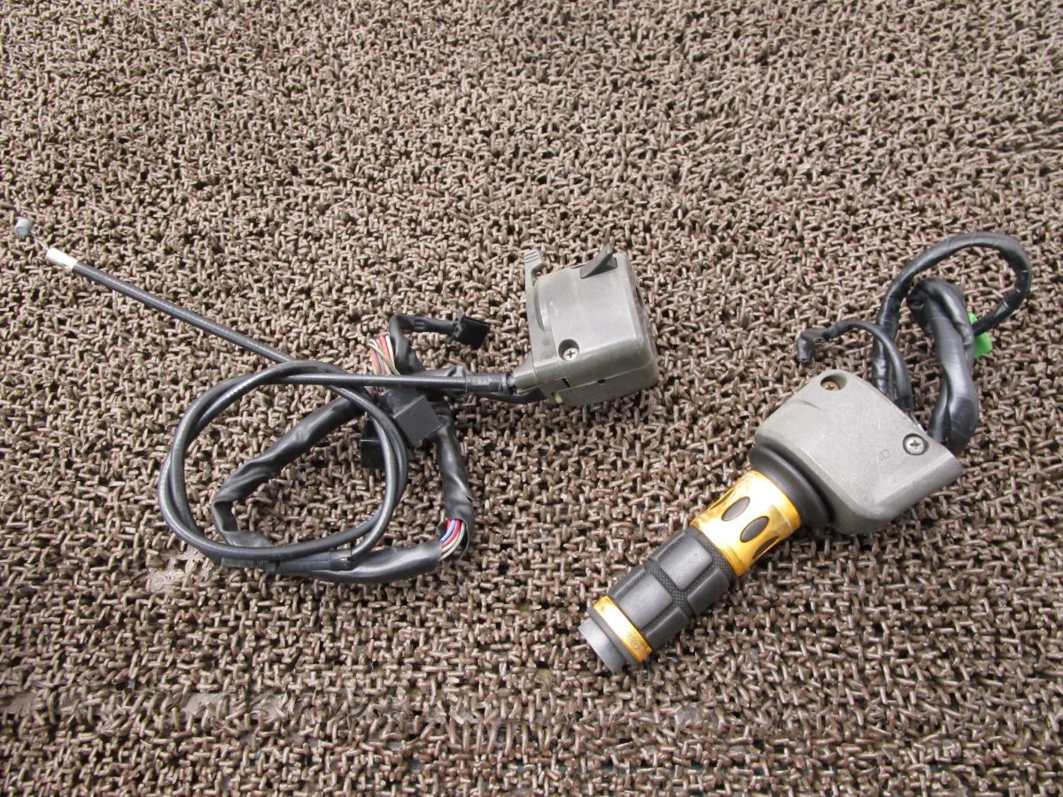 ZRX1100 ハンドルスイッチ 左右 スロットル ●A5774 ZRT10C カワサキ ZXT10CE キャブ車