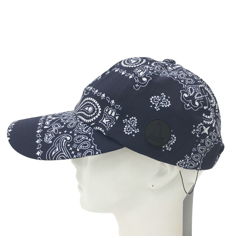 FR2 GOLF エフアールツーゴルフ キャップ ペイズリー柄 ネイビー系