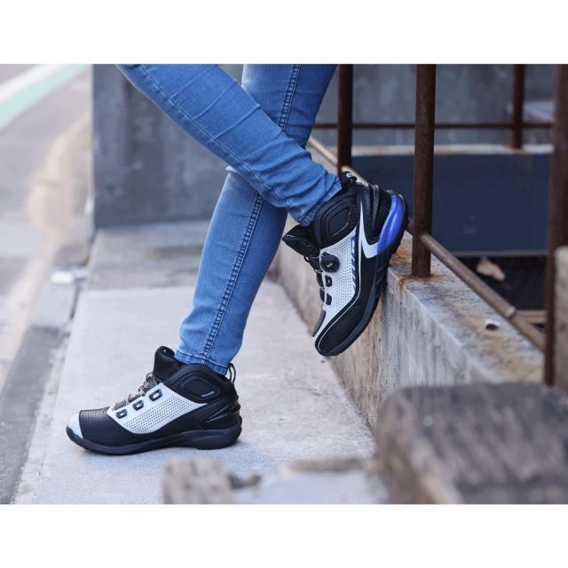 エルフ ELF ローカットライディングシューズ Synthese16 シンテーゼ16 ホワイト 27.0cm EL016