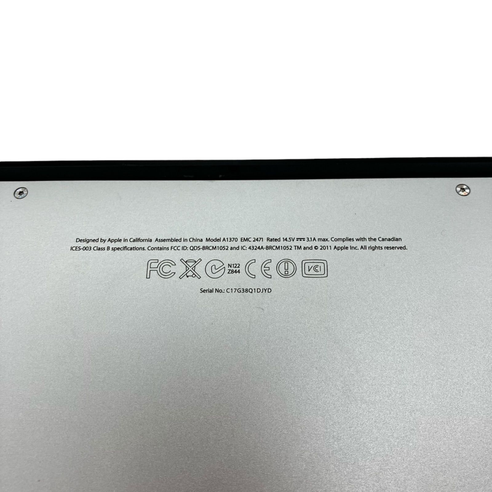 ⭐️MacBook air A1370 アクティベーションロックあり ジャンク