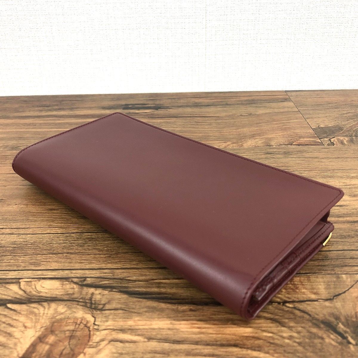 493 未使用品 カルティエ 長財布 L3000466 ボルドー - メルカリShops