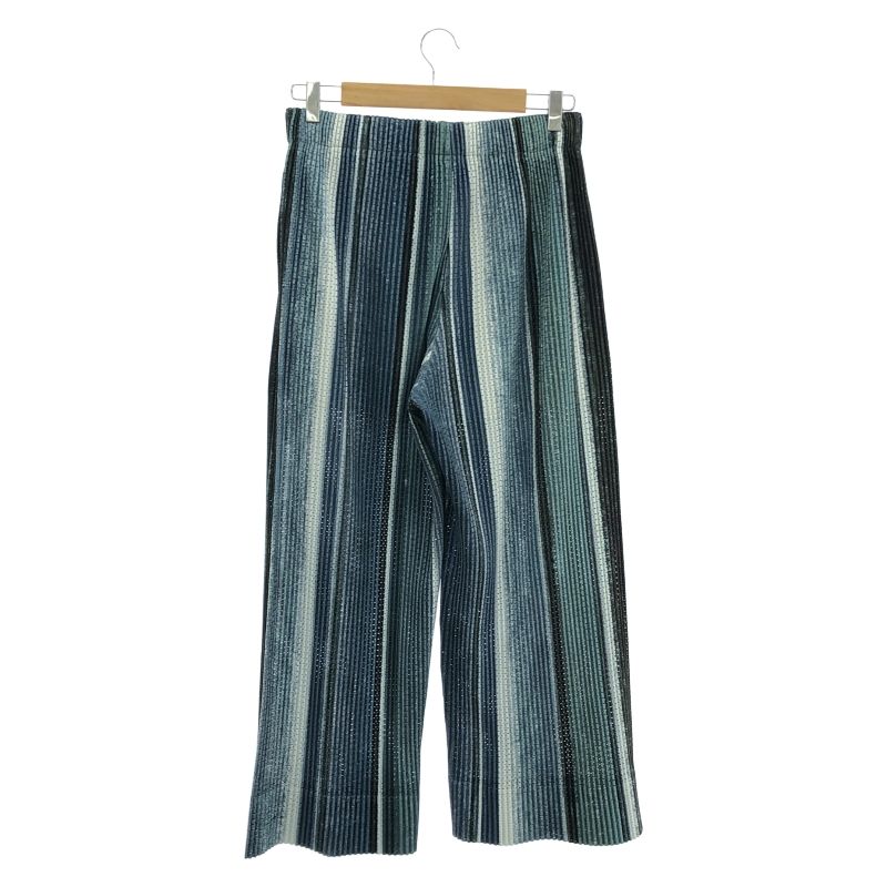芸能人愛用 中古】HOMME PLISSE メッシュプリーツパンツ MIYAKE ISSEY パンツ