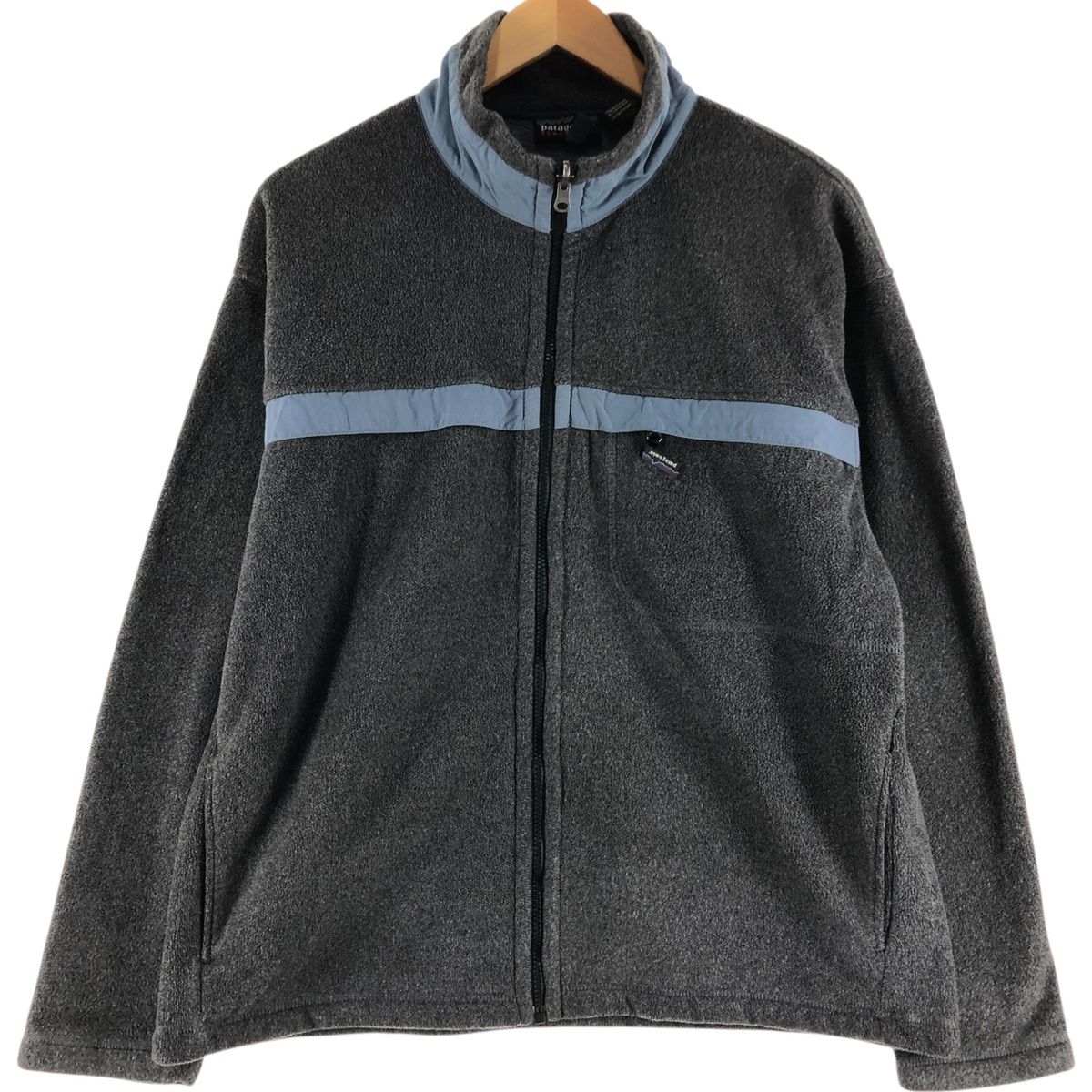 古着 パタゴニア patagonia フリースベスト フルジップ 刺繍 古着 パタゴニア patagonia フリースベスト フルジップ 刺繍