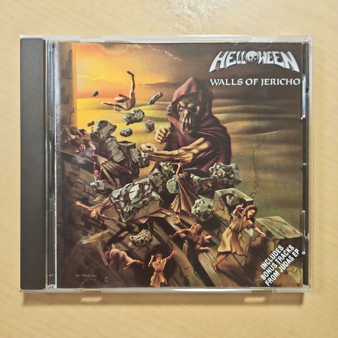 91年US盤 Helloween / Walls Of Jericho (Includes Bonus Tracks