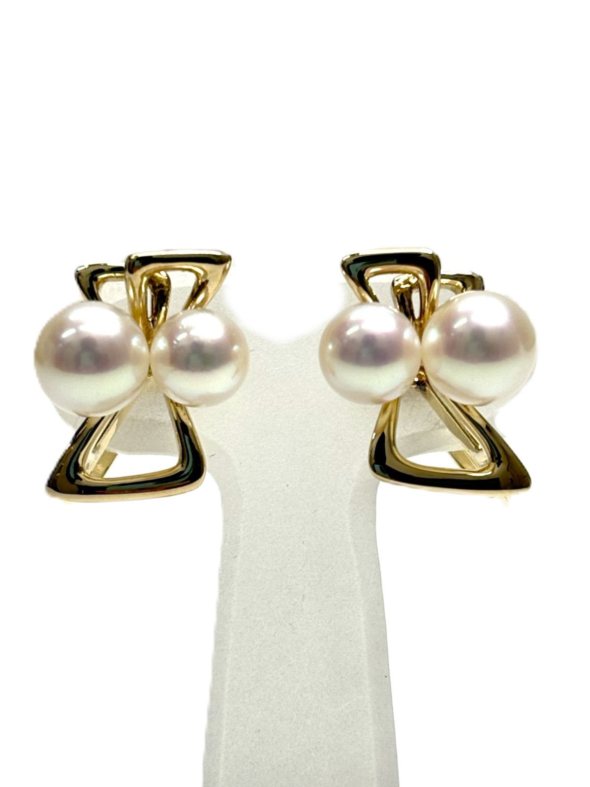 K14 ミキモト イヤリング パール4個 5.6g