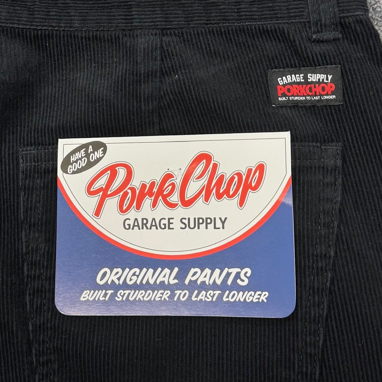 参考上代22500円 未使用品 PORKCHOP GARAGE SUPPLY LOOSE FIT CORDUROY