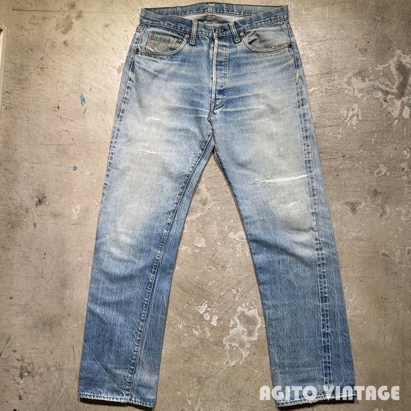 70's LEVI'S 501 デニム 66後期 刻印6 78~79年 セルヴィッジ ブランク