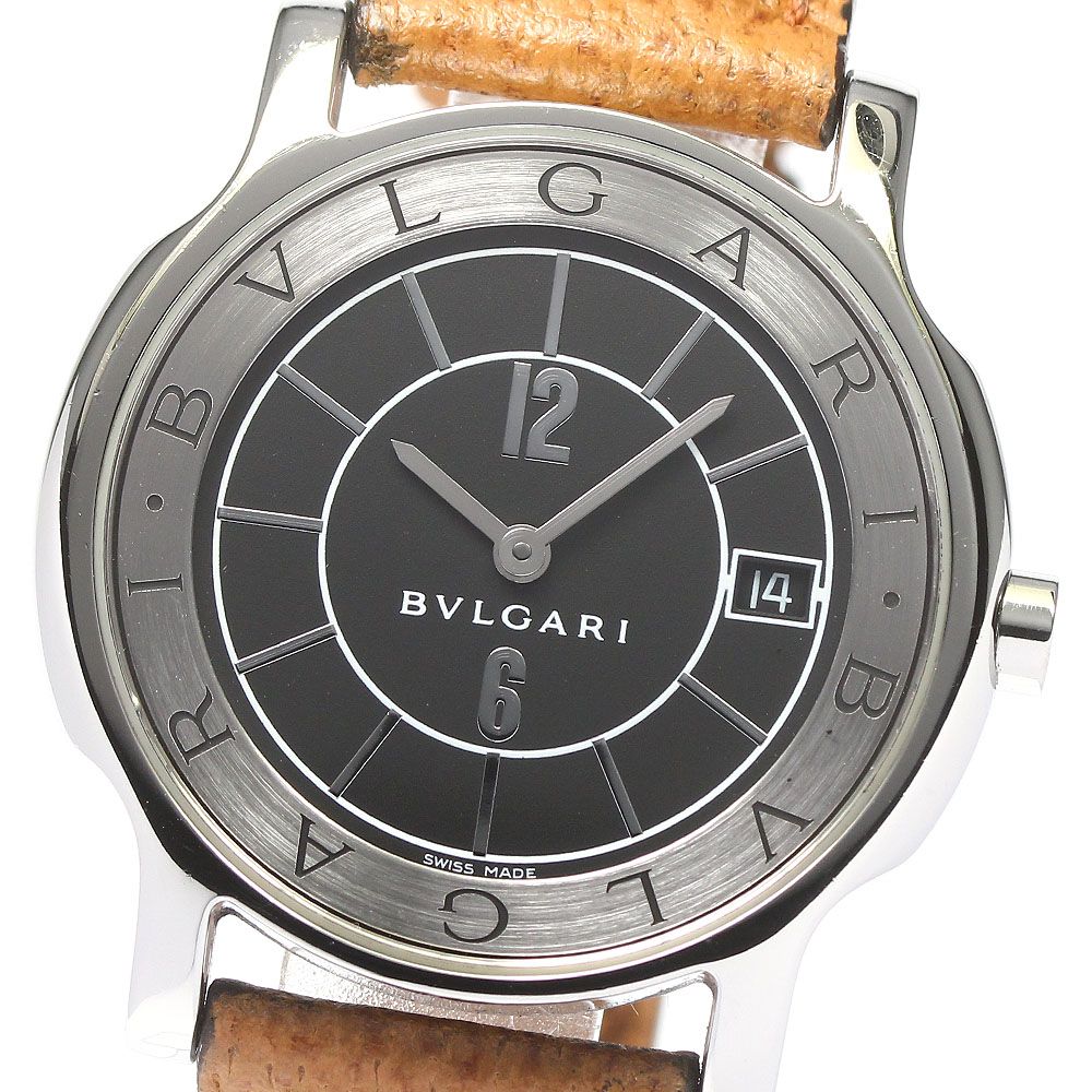 商品情報ブランドブルガリ BVLGARI ST35S ソロテンポ デイト クォーツ メンズ _781819 - 腕時計(アナログ)