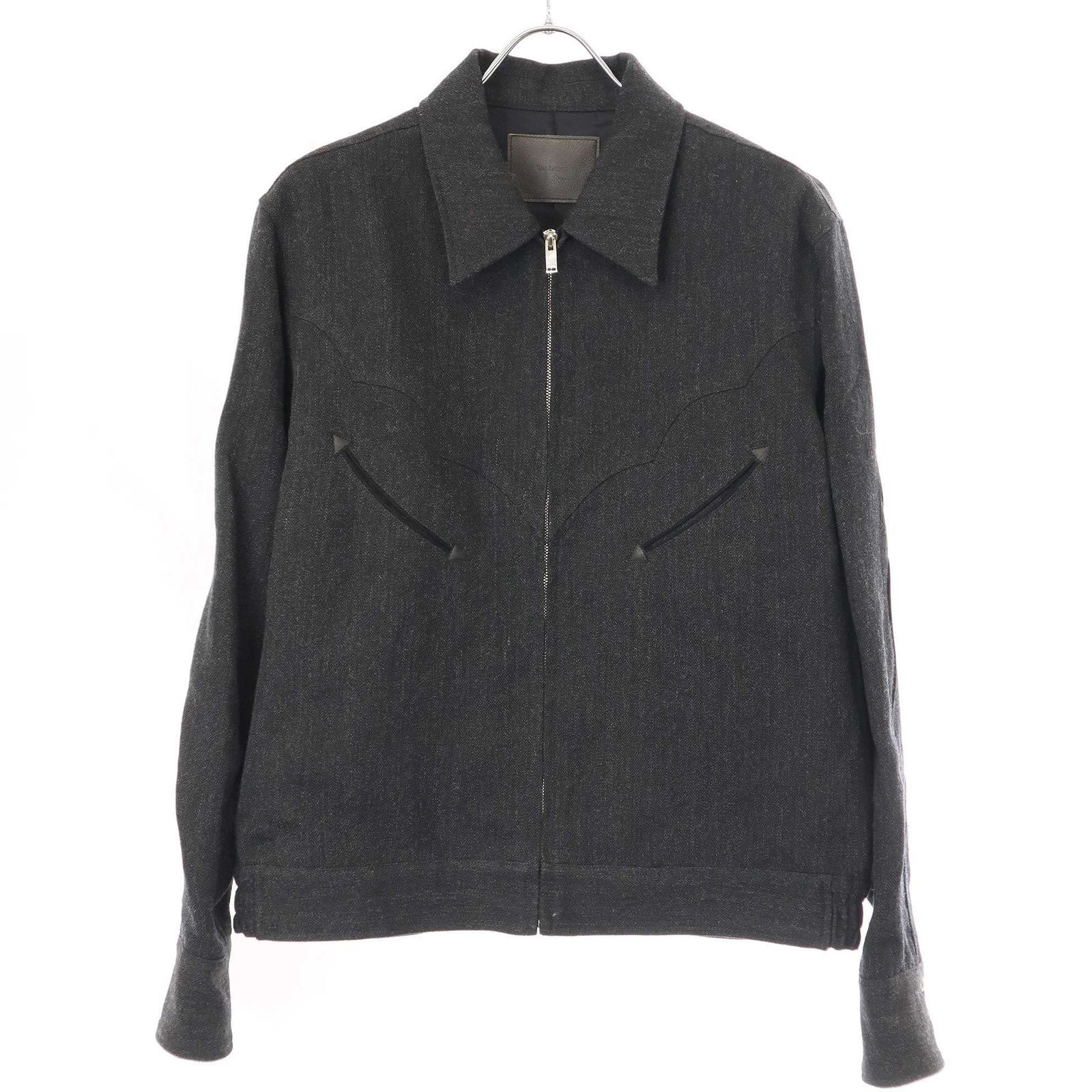 The Letters レターズ 23AW WESTERN CUT OUT ZIP JACKET ウールリネン 