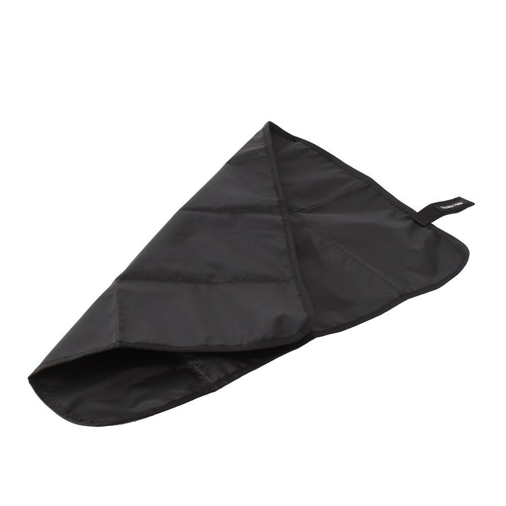  ハンナフラ Hanna Hula おむつ替えシート ブラック 無地 おむつ替えマット シート おむつ用品