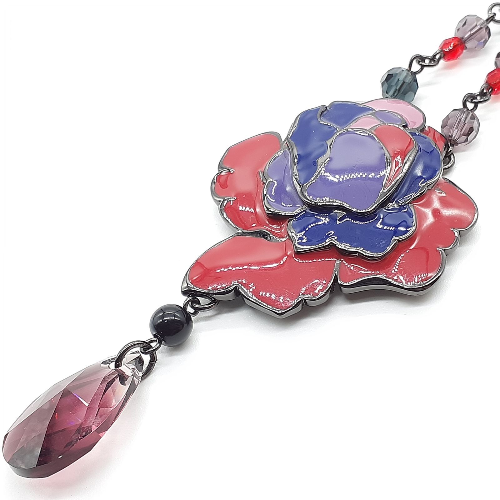 アナスイ　ロングネックレス　バラ ANNA SUI アナスイ ネックレス ペンダント ロング 薔薇 ローズ