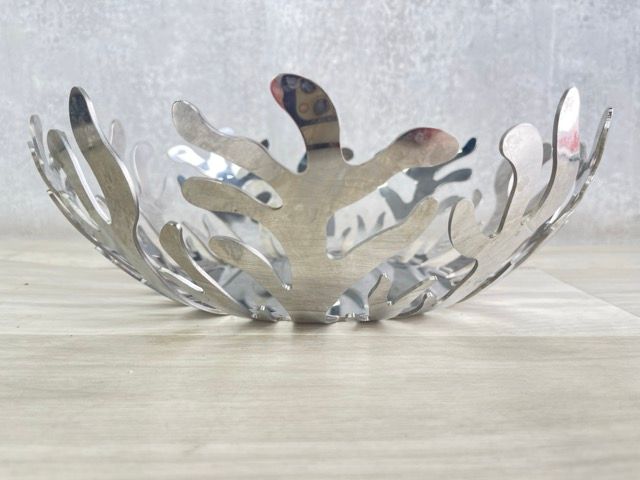 ALESSI INOX 18 10 アレッシィ フルーツボウル フルーツバスケット イタリア製 LPWK-E SILVERSTRIS 2005 514363