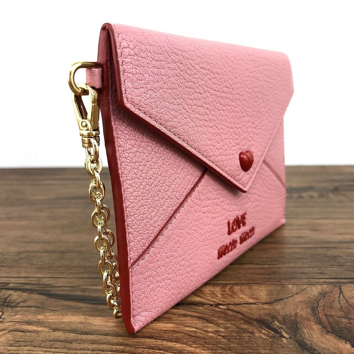 未使用品 MIUMIU ミニポーチ 5MF001 ROSA LOVE 42 | www.mxfactory.fr