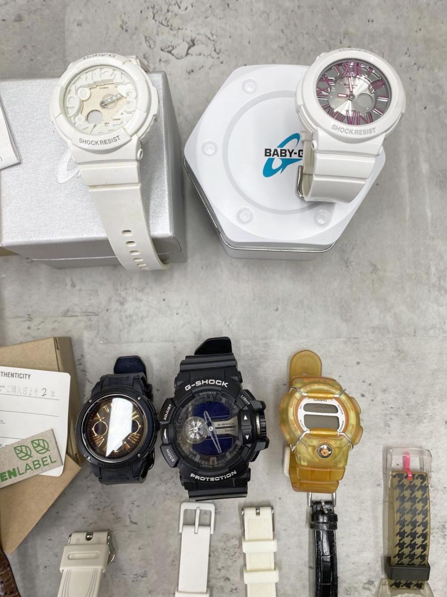 ジャンク品 腕時計12点 まとめ売り CASIO カシオ G-SHOCK Baby-G
