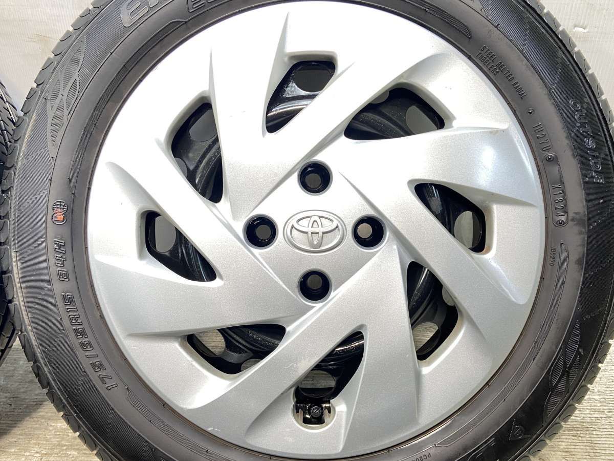175/65R15夏タイヤ4本セット ダンロップ　エナセーブ　バリ山 格安，豊富な 175/65R15 nダンロップ エナセーブ EC204 nトヨタ純正 WM