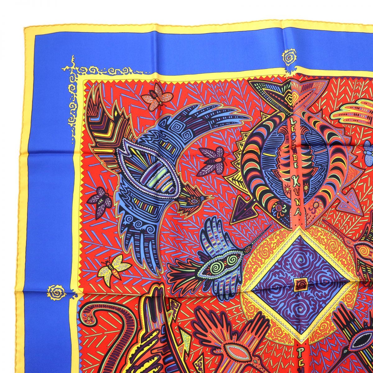 極美品◎フランス製 HERMES エルメス カレ90 レディース シルク100