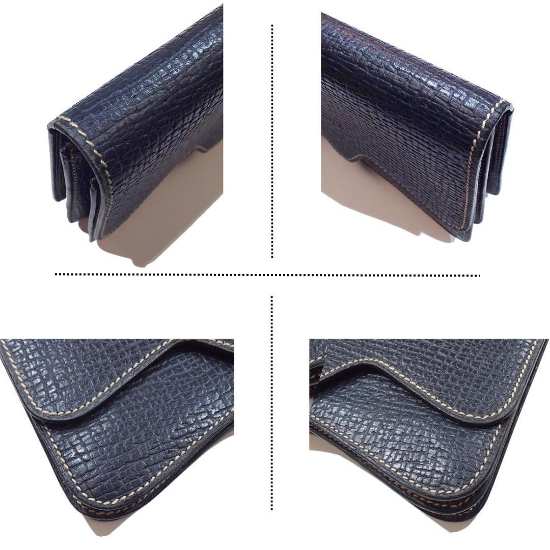 未使用品 LOEWE ロエベ コインケース 小銭入れ ネイビー 紺 本革 袋 LOEWE ロエベ コインケース 小銭入れ カードケース 財布 ダーク