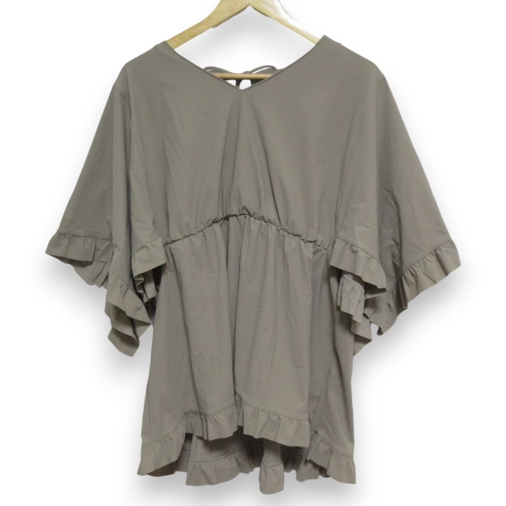 ♥ Gypsohila ジプソフィア Jellyfish Swim Dress ミニワンピース ラッシュガード ビーチウェア GPSZ-101 サイズF ベージュ系 レディース 古着