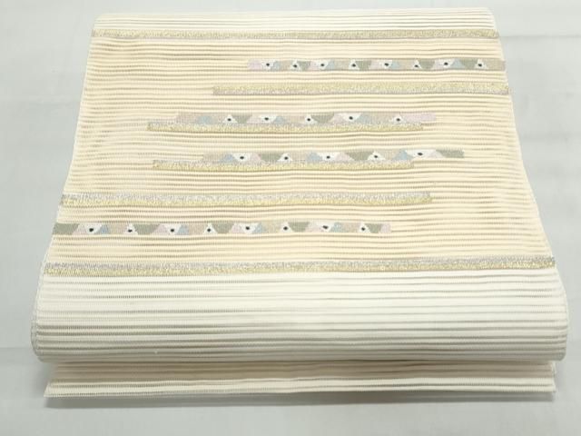 ▲【最終値下げ】505mn72▲夏帯 絽 紬 トンボ勝ち虫 水輪 銀彩 名古屋帯 △【最終値下げ】505mn72△夏帯 絽 紬 トンボ勝ち虫 水輪 銀彩