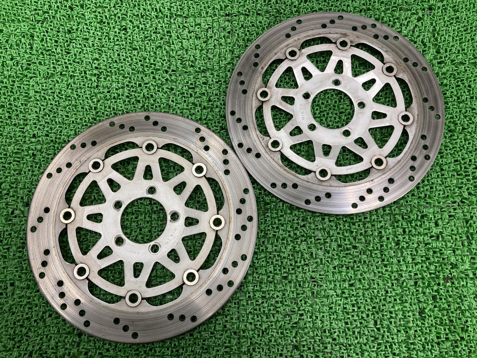 カワサキ ゼファー750 純正ブレーキディスク 左右セット カワサキ ゼファー750 フロントブレーキディスク 純正 中古