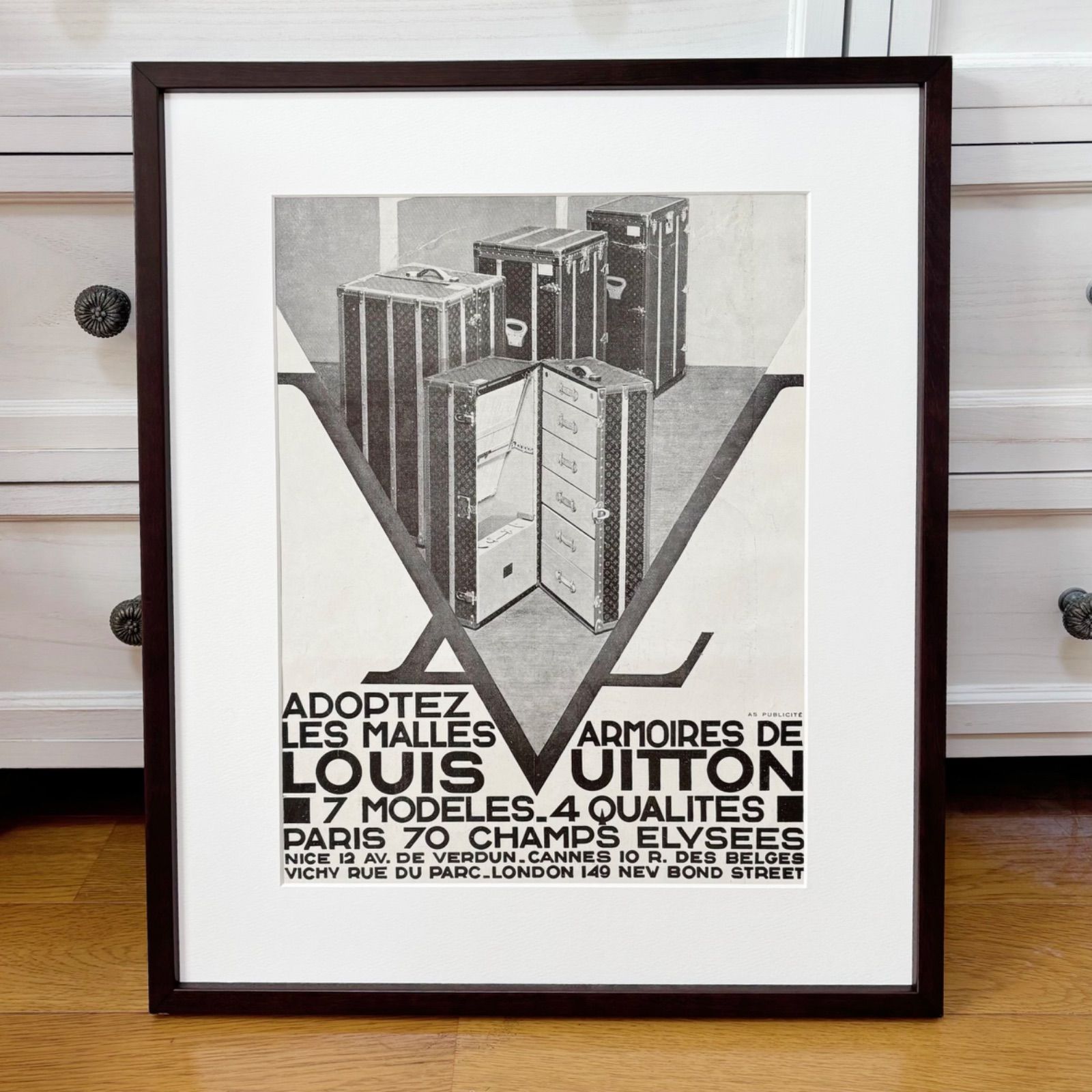 ルイ・ヴィトン ポスターフレームLouis Vuitton 1930年代 B 1930 広告＞Louis Vuitton ルイヴィトン ポスター ヴィンテージ