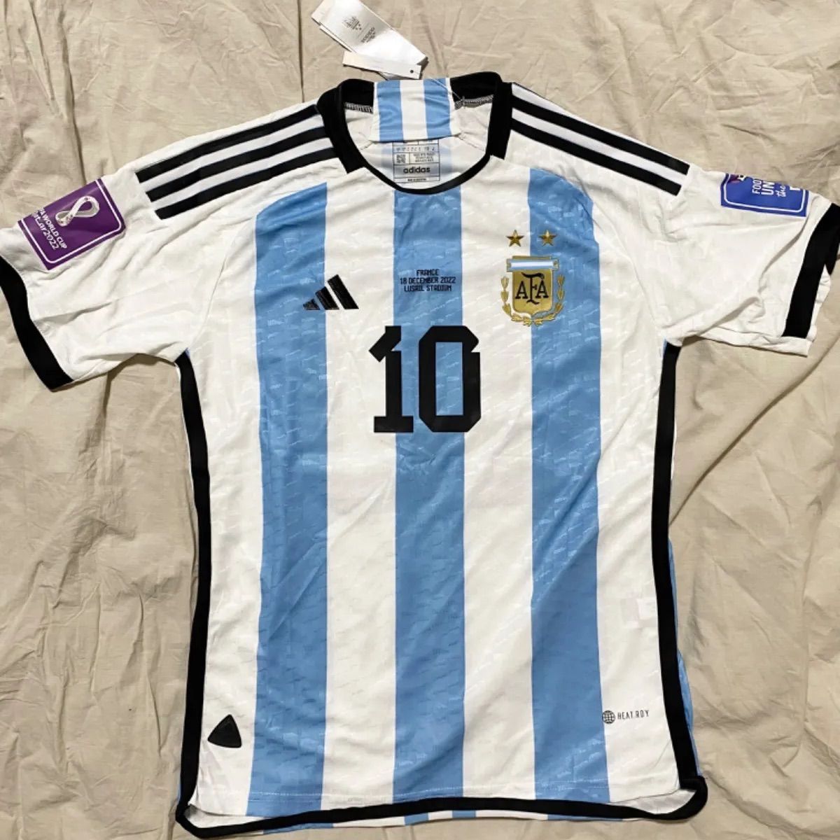 4着限定 カタールＷ杯アルゼンチン代表ユニフォーム vsフランス決勝戦 